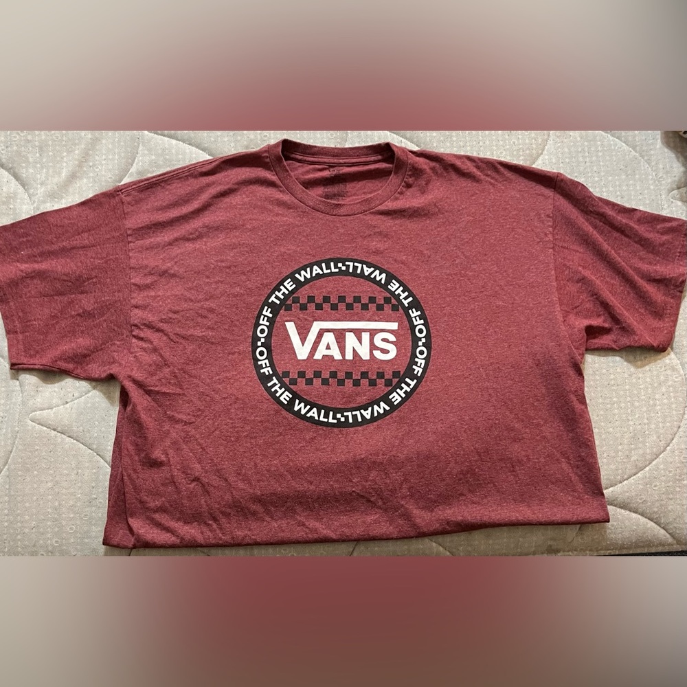 Vans men’s red xxl t-shirt